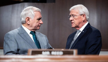 Senate Armed Services Chairman Roger Wicker, R-Miss., right, and ranking member Jack Reed, D-R.I., wrote to Defense Secretary Pete Hegseth seeking details of the operation.