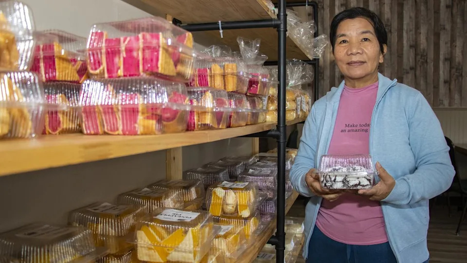 Carmela Comila, who runs Lola's Bakery with her family, says at time Neepawa can feel like being in the Philippines.