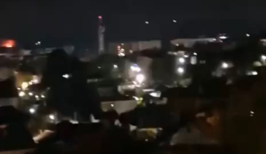 Ukrainian long-range drones attack Russian oil terminal, Tuapse, Russia, November 2, 2025