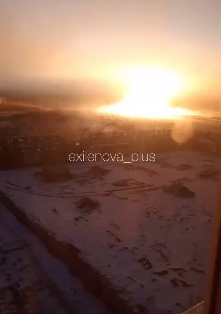 A large gas pipeline explosion occurred in Rostovka, Omsk region, in Russia.