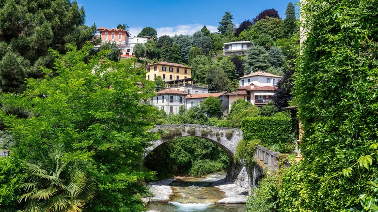 A stone bridge in Menaggio