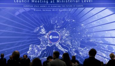 The European Space Agency's ministerial meeting was held in the German city of Bremen