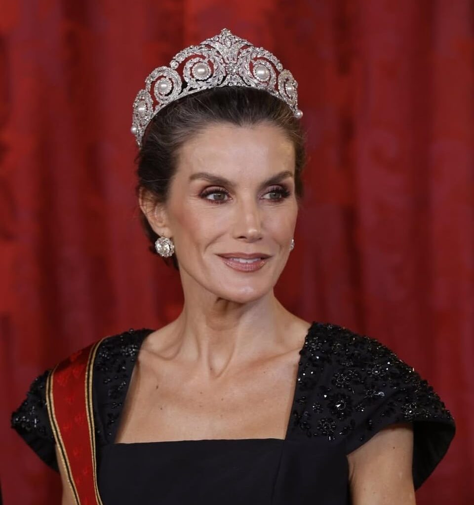 King Felipe VI and Queen Letizia host a gala dinner for German President Frank-Walter Steinmeier at Royal Palace of Madrid
