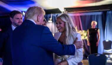 Erika Kirk and JD Vance