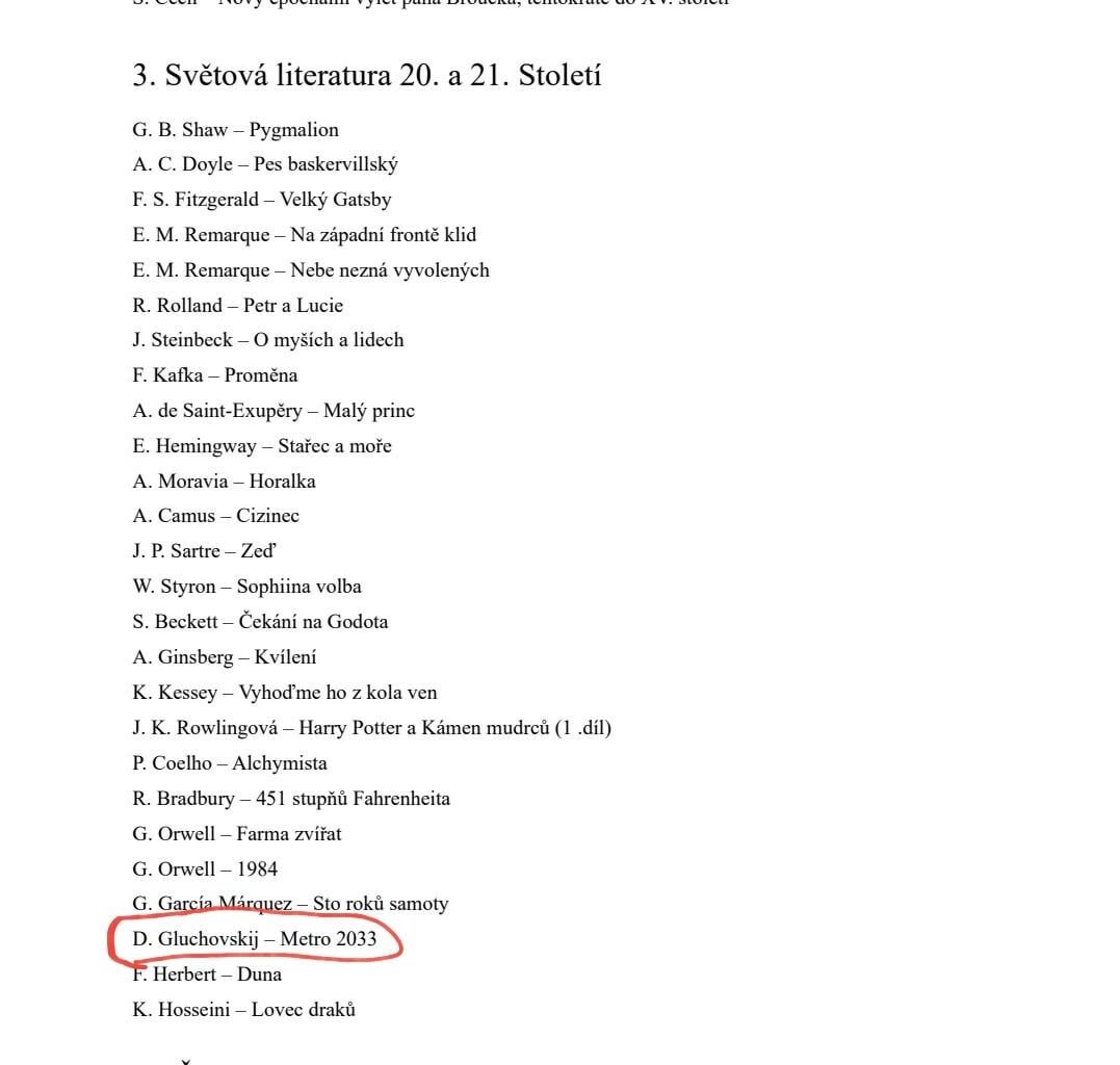 Based maturitní četba.