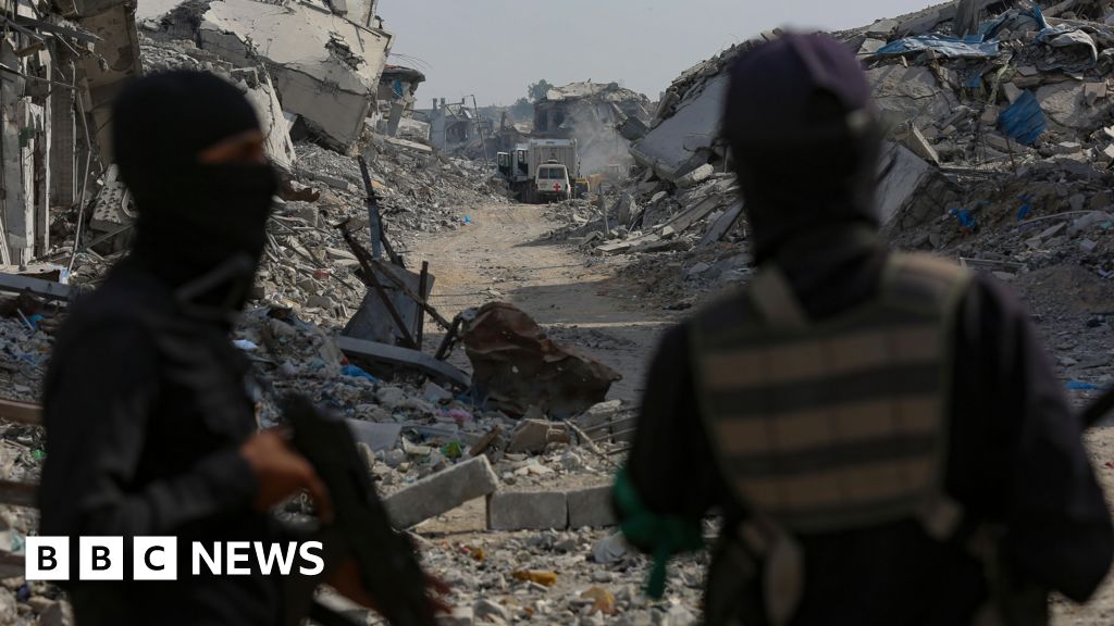 Hamas hands over three coffins it says contain bodies of Gaza hostages