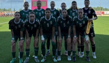 Lietuvos WU-17 futbolo rinktinė neprilygo švedėms