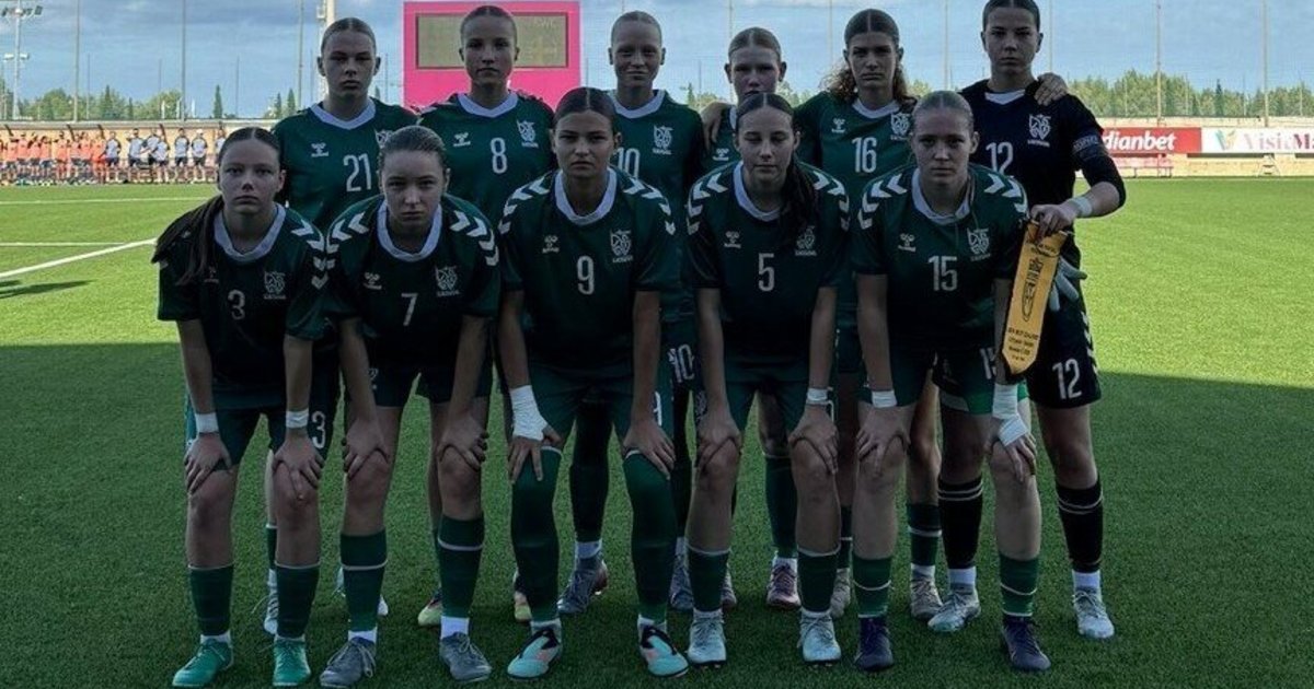 Lietuvos WU-17 futbolo rinktinė neprilygo švedėms