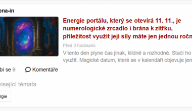 Je to tady, tak dlouho jsem na to čekal.