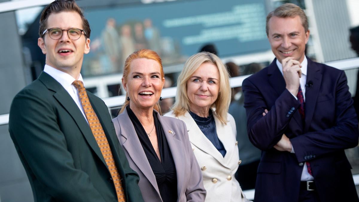 Blå partiledere er tavse om Messerschmidts planer om at udvise tusindvis af udlændinge