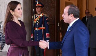 President El-Sisi receives Queen Mary of Denmark