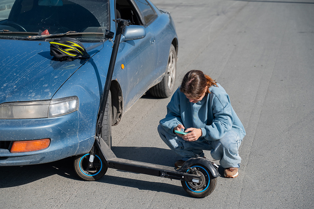 cover Car owners out of pocket after scooter collisions