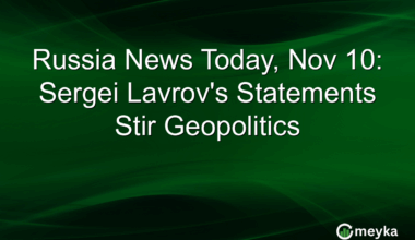 Russia News Today, Nov 10: Sergei Lavrov's Statements Stir Geopolitics