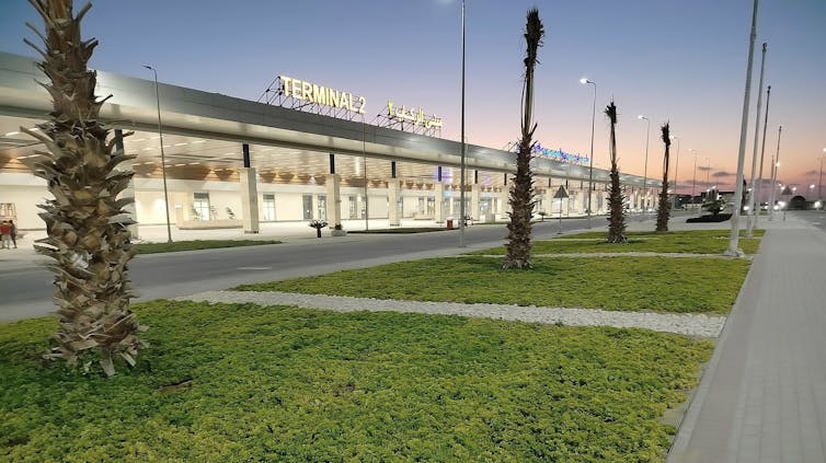 An external view of a new concourse