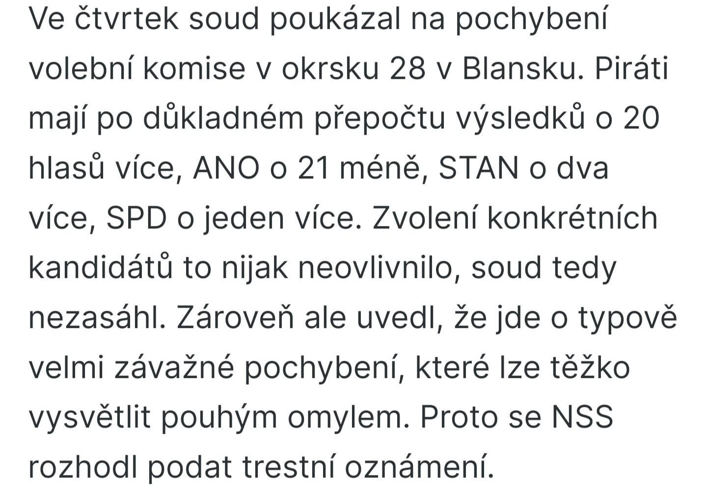 Teď už těch 35 % začíná dávat větší smysl
