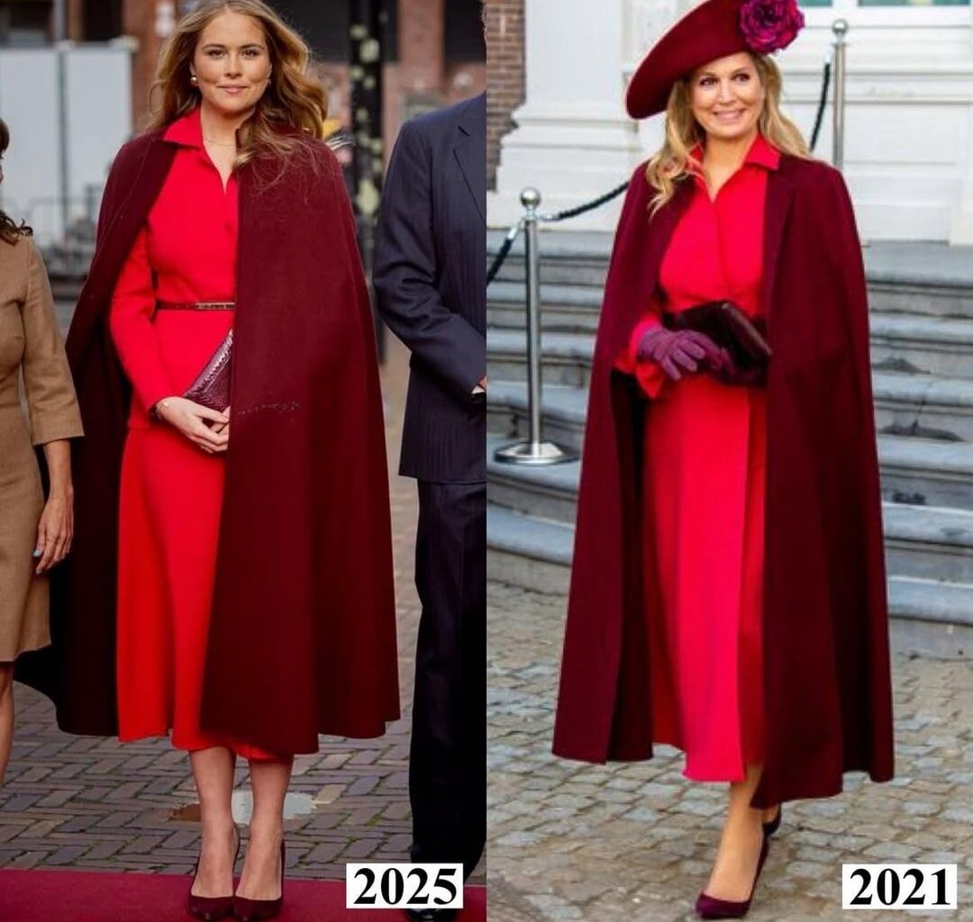 Princess Amalia wears one of mom Queen Maxima’s to a special session of the Dutch legislature