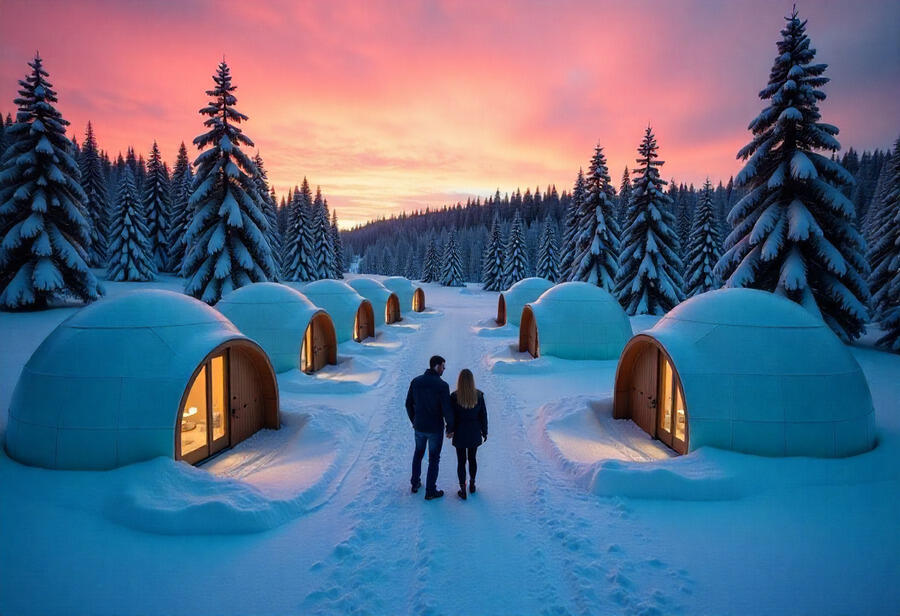 Switzerland Joins Norway, Sweden, Romania, Finland And More In Accelerating Europe Tourism Growth With Unique Ice Hotel And Igloo Experiences