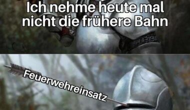 Klassiker Bahnfahrer kennen es. (Vermute Rage Bait Kommentare von Autofahrern)