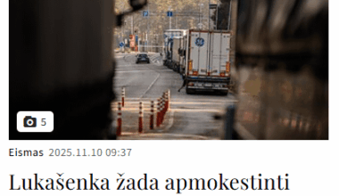 Kas manote, kad Vyriausybė turėtų atsakyti konfiskuodama baltarusų turtą Lietuvoje?