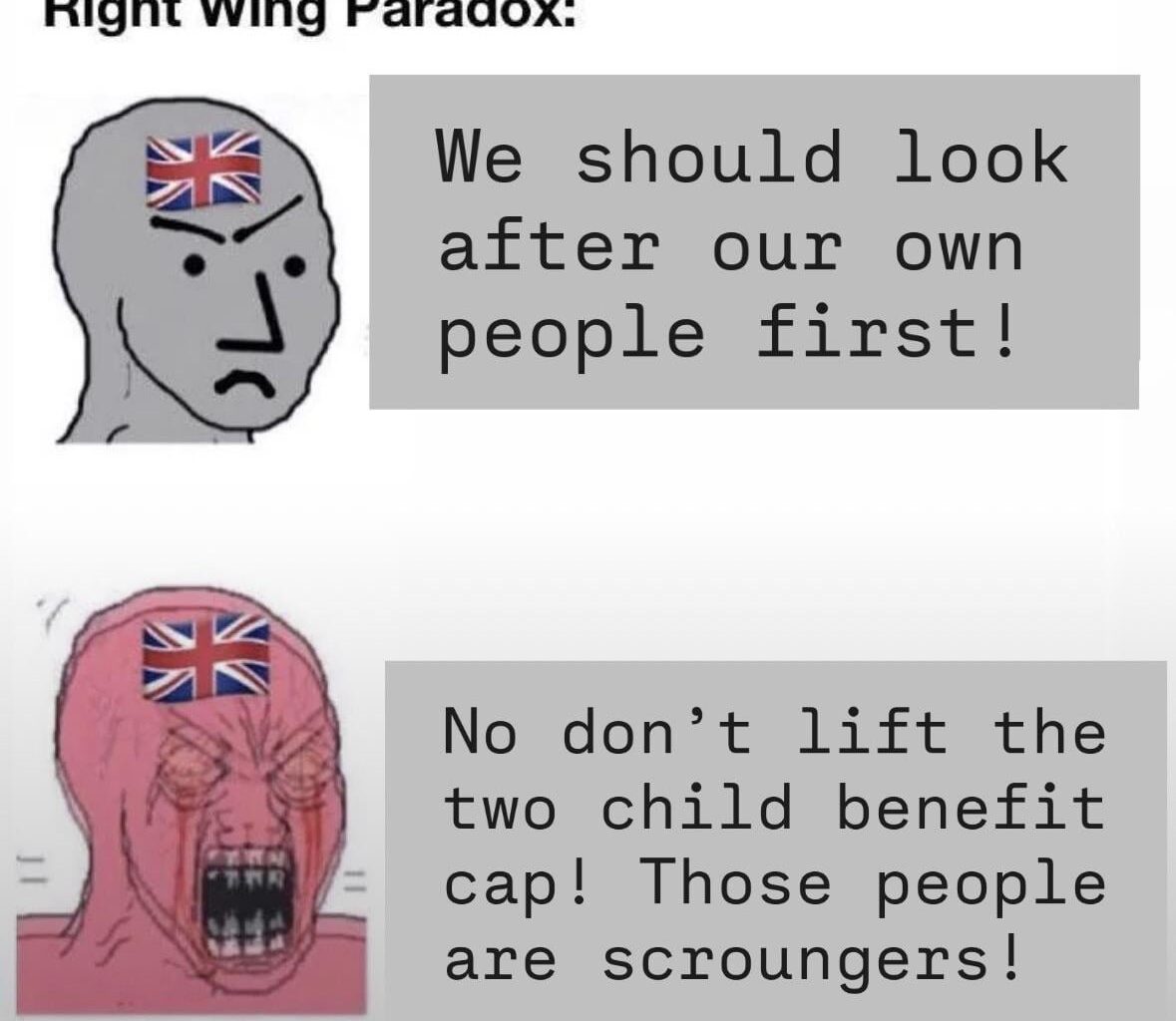 Stop the boats! Starve our kids!