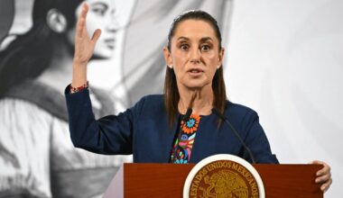 Warning signs appear on Mexican beach declaring area restricted by U.S. as Mexico rejects Trump offer to strike cartels