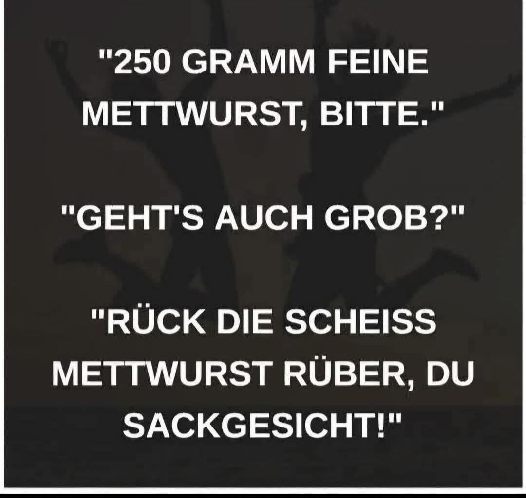 Hier geht's um die Wurst