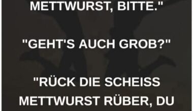 Hier geht's um die Wurst