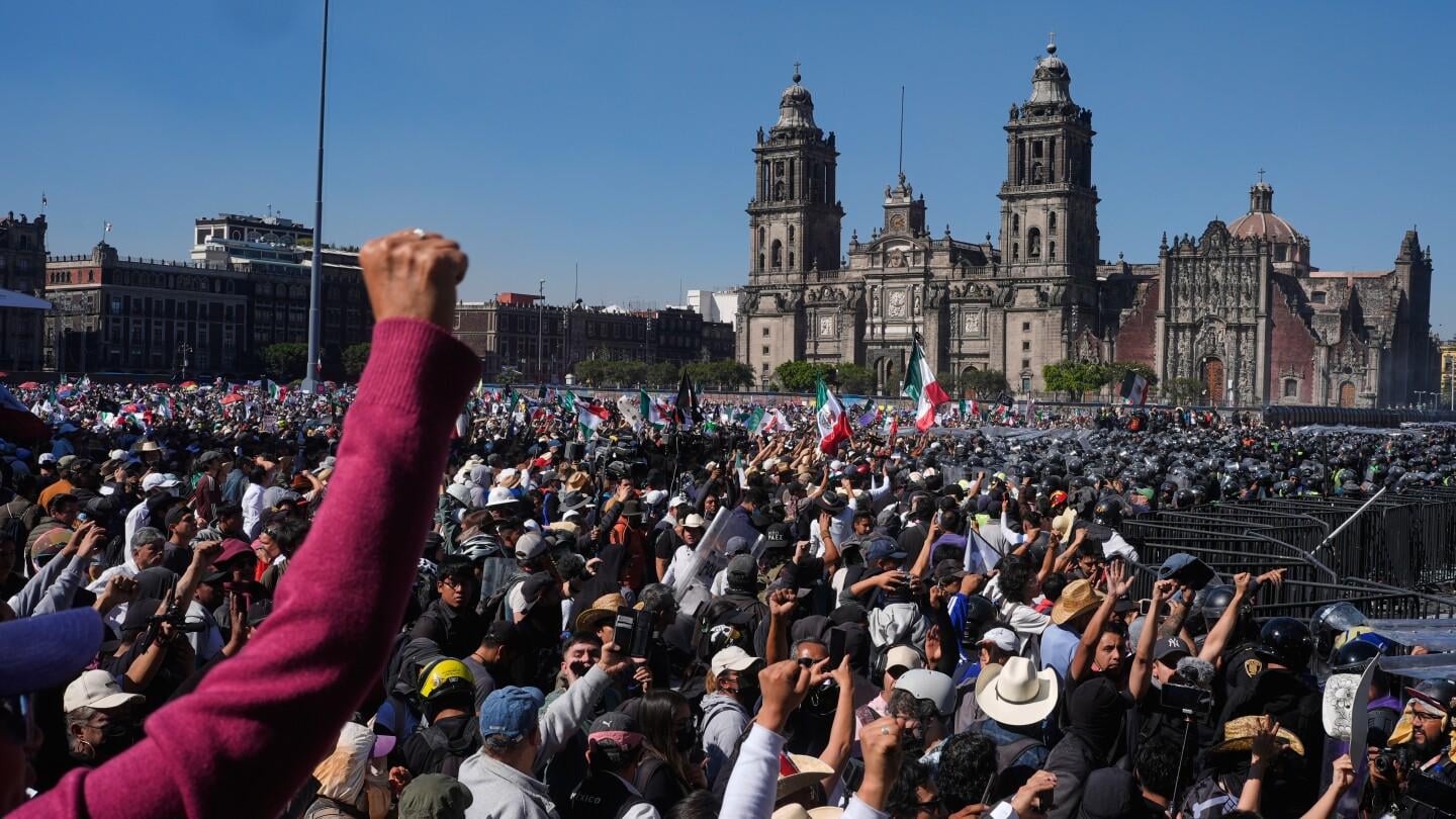 Thousands rally in Mexico City as 'Gen Z' protests gain momentum