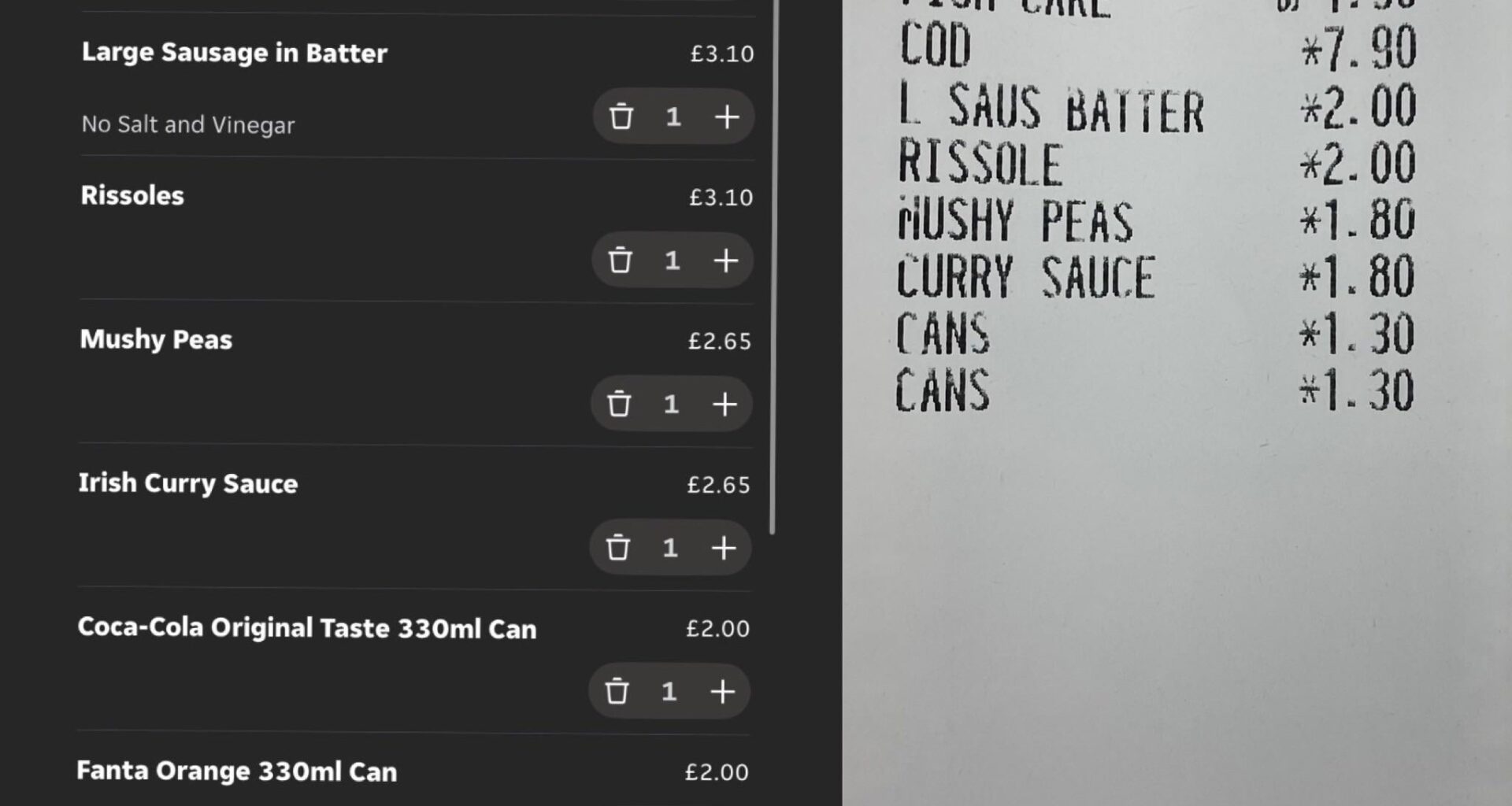 I saved £16 earlier by collecting my fish and chips rather than getting it delivered on Just Eat