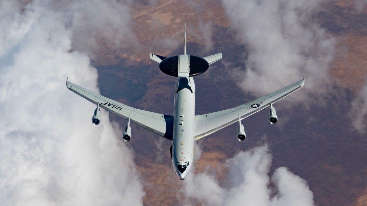 An USAF E-3 Sentry