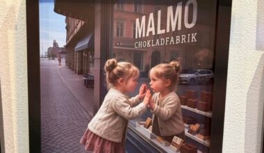 Konstnär ställer ut AI-genererade bilder på galleria i Malmö (blandat med photoshopkollage)