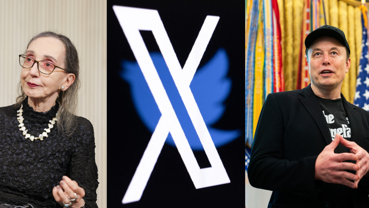 Joyce Carol Oates owned Elon Musk. Now he’s mad online.