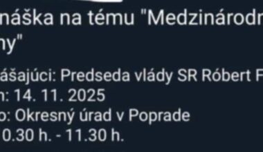 Hranatý v Poprade zajtrá