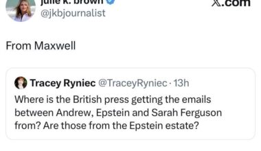 The Miami Herald’s Julie K. Brown says leaked Andrew and Fergie emails are coming from Ghislaine Maxwell