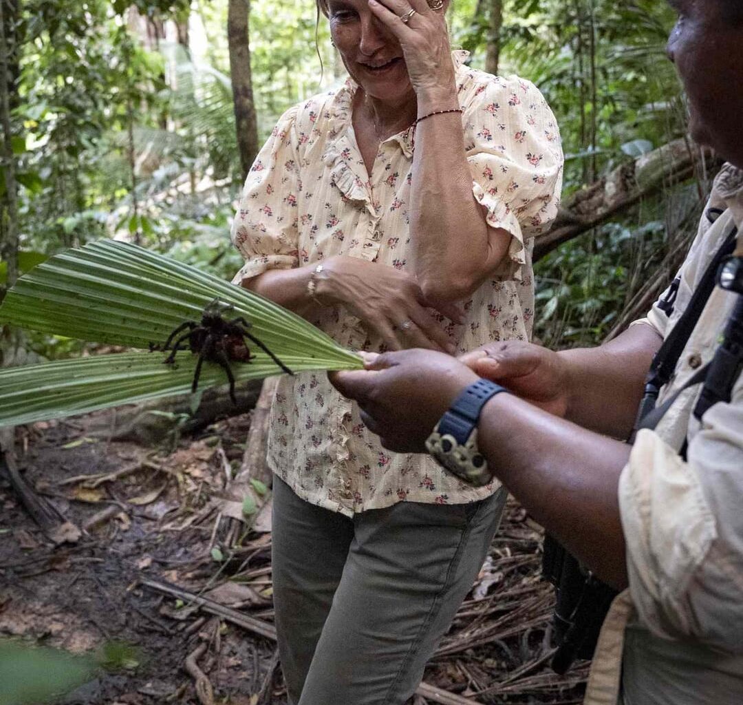 Sophie meets biggest tarantula in the world and more snaps from her trip to Peru