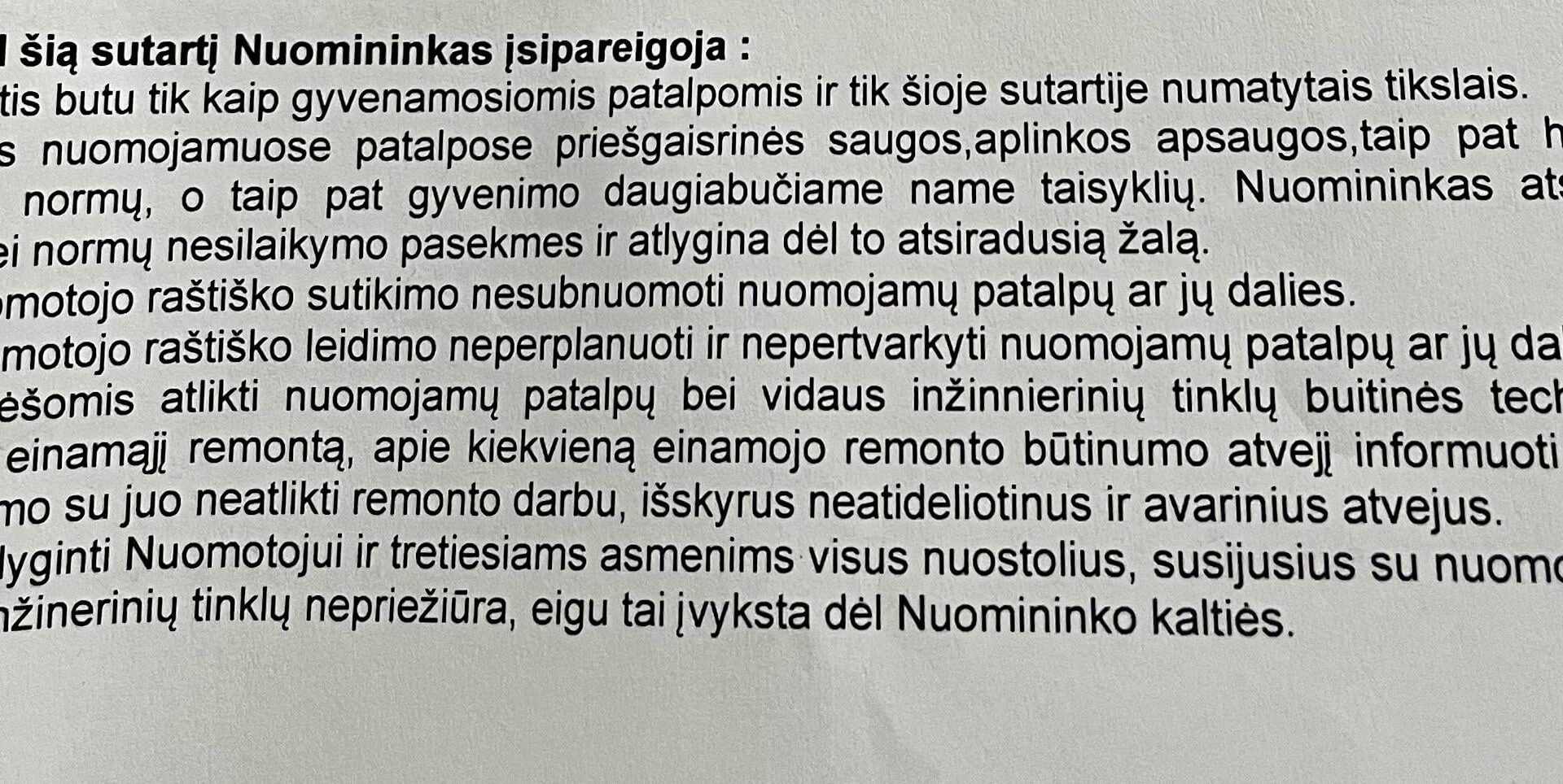 Ar turiu mokėti už buitinės technikos remontą nuomojamame bute?