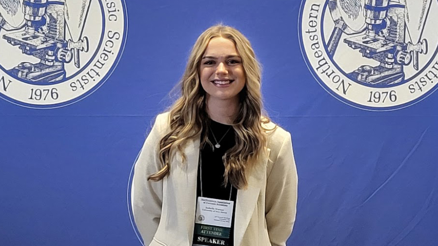 SURF participant Isabella Warner ’27, ’28 M.S.