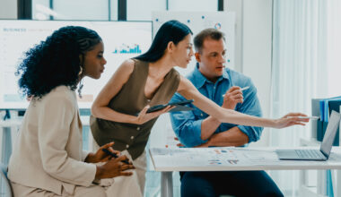 Business team in office