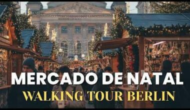 an immersive walking tour in a Christmas Market in Berlin, Humboldt Forum (former place of Berliner Schloss, inside Museum island)