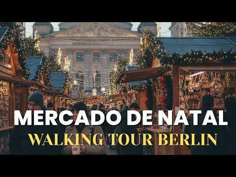 an immersive walking tour in a Christmas Market in Berlin, Humboldt Forum (former place of Berliner Schloss, inside Museum island)
