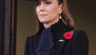 British Royal Family attend the Remembrance Sunday service at the Cenotaph