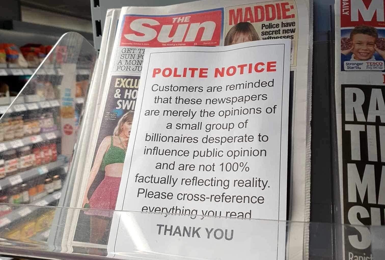 Polite Notice