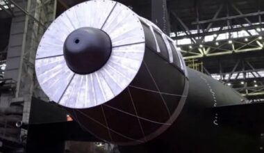 Russian nuclear-capable cruiser hits water near Finnish border