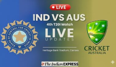 IND vs AUS 4th T20 Live Cricket Score