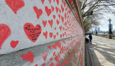 London’s National COVID Memorial Wall to Be Preserved, UK Government Confirms