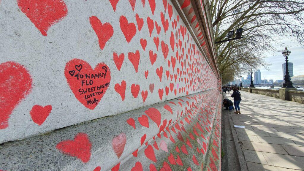 London’s National COVID Memorial Wall to Be Preserved, UK Government Confirms