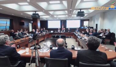 Canadian MPs, Senator Torricelli, and Iranian-Canadian representatives at Parliament’s “Iran at a Crossroads” conference in Ottawa— November 6, 2025