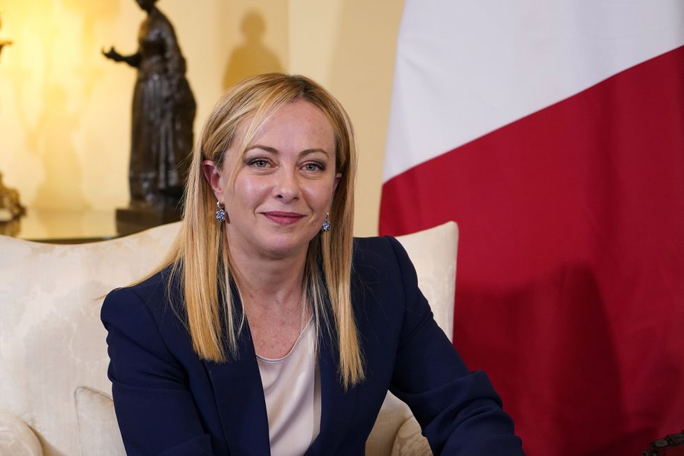 Italian Prime Minister Giorgia Meloni