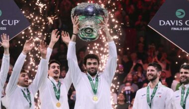 Davis Cup: Italy complete clean sweep over Spain to seal third-straight title
