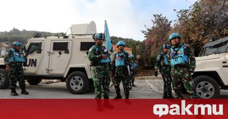 Израелската армия е открила стрелба срещу мироопазващите сили на ООН в Ливан ᐉ Новини от Fakti.bg - Свят